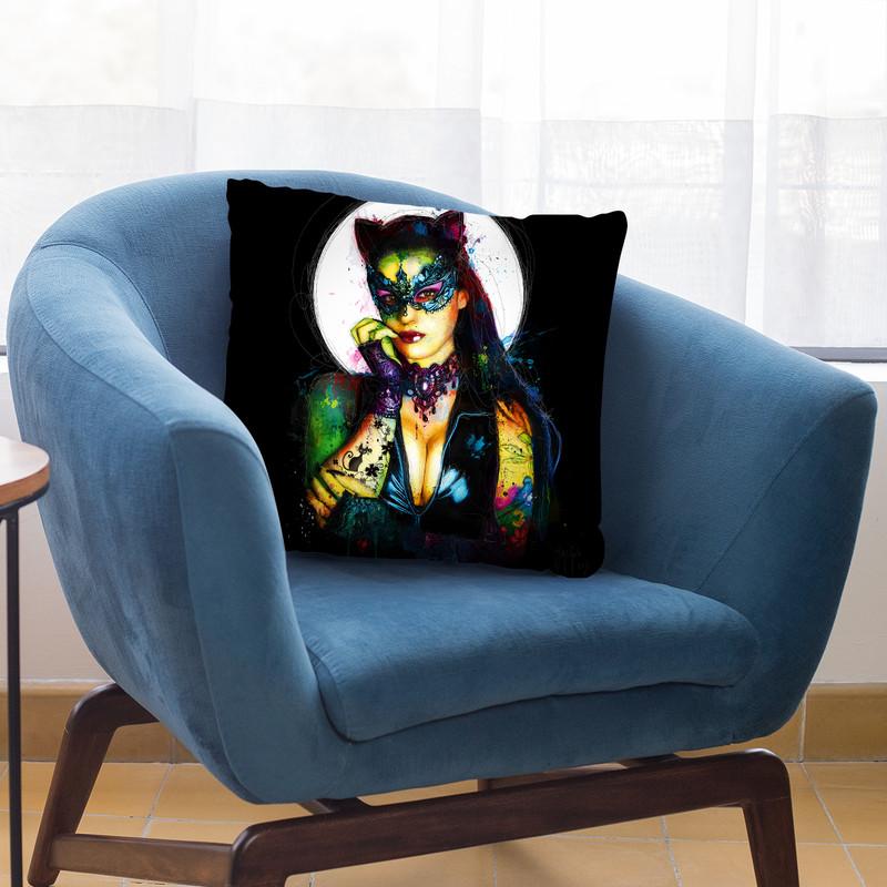 Catwoman Throw Pillow By Patrice Murciano