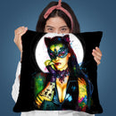Catwoman Throw Pillow By Patrice Murciano