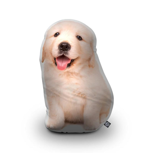 Golden Retriever Throw Pillow By All About Vibe