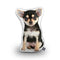 Chihuahua Black Throw Pillow By All About Vibe