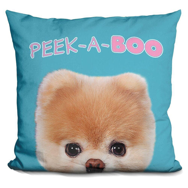 Boo PeekA Throw Pillow