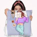 Read Withm Y Frenchie Throw Pillow By Rongrong