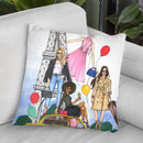 September Fashion Month Throw Pillow By Rongrong
