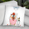 Time For Myself-Red Hair Throw Pillow By Rongrong