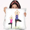 Yogi And Little Yogi Throw Pillow By Rongrong