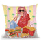In And Out Burger Throw Pillow By Rongrong