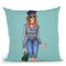 Insert Coffee To Begin Throw Pillow By Rongrong
