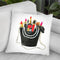 Fry Day Makeup Throw Pillow By Rongrong