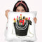 Fry Day Makeup Throw Pillow By Rongrong