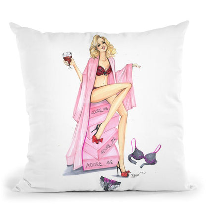 Adore Me Throw Pillow By Rongrong