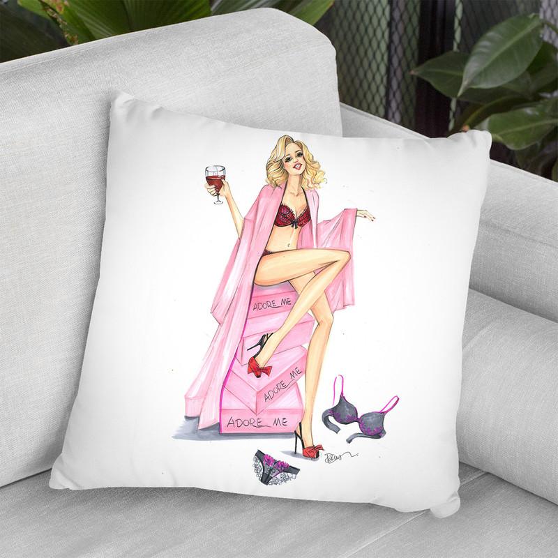 Adore Me Throw Pillow By Rongrong