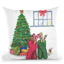 Christmas We Are Together Throw Pillow By Rongrong
