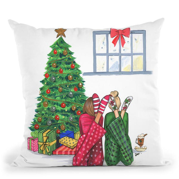 Christmas We Are Together Throw Pillow By Rongrong