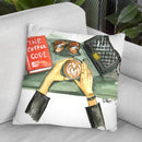 Coffee Flat Lay Throw Pillow By Rongrong