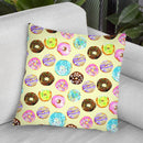 Donuts Pattern Throw Pillow By Rongrong