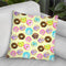 Donuts Pattern Throw Pillow By Rongrong