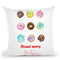 Donuts Throw Pillow By Rongrong