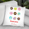 Donuts Throw Pillow By Rongrong