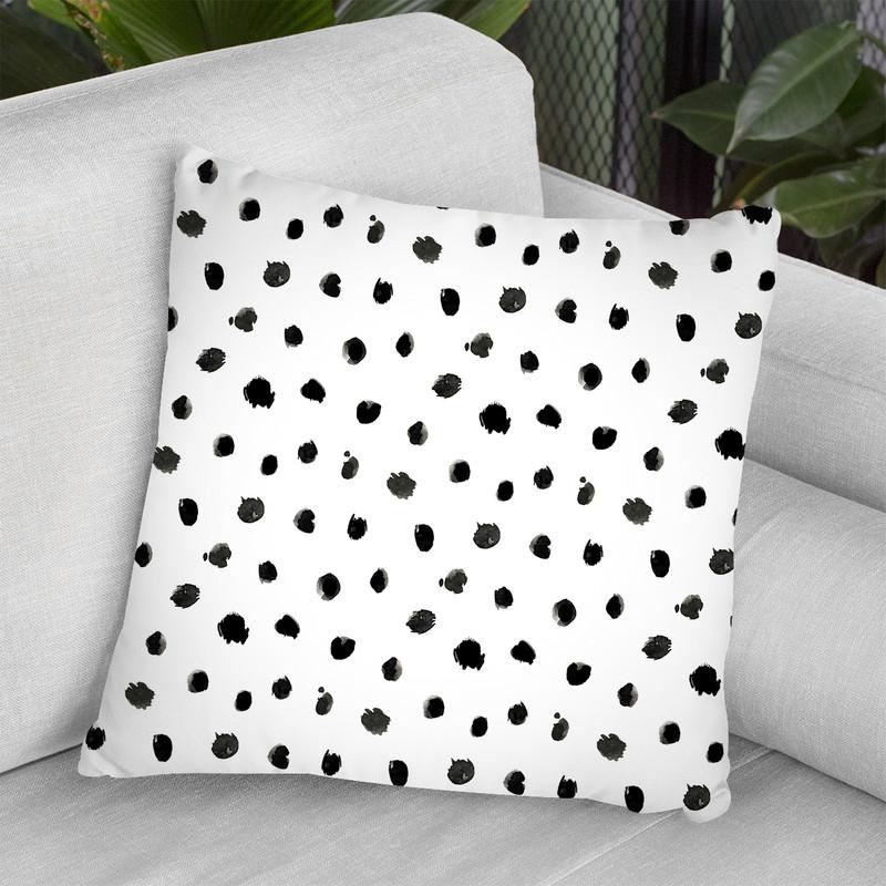 Dots Throw Pillow By Rongrong