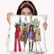 Fashion Week Ladies Throw Pillow By Rongrong