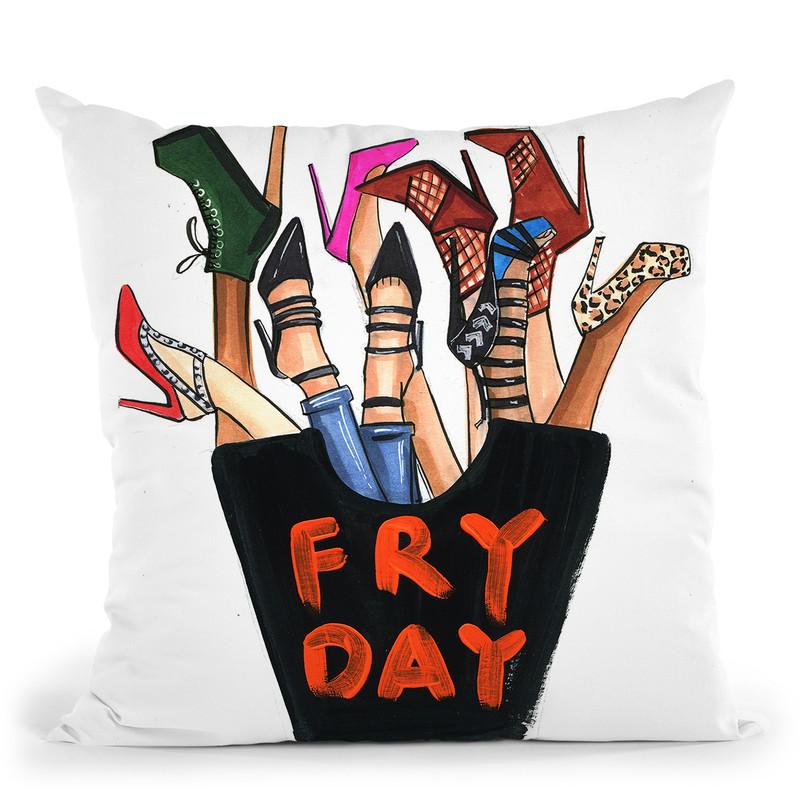 Fry Dayoes Throw Pillow By Rongrong