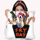 Fry Dayoes Throw Pillow By Rongrong