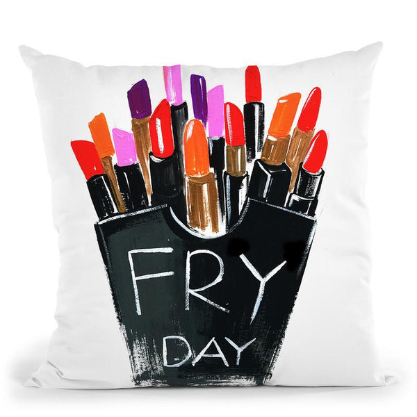 Fry Day Throw Pillow By Rongrong