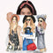 Hat Ladies Throw Pillow By Rongrong