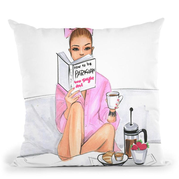 How To Be A Parisian Throw Pillow By Rongrong