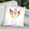 Ice Cream All Day Throw Pillow By Rongrong