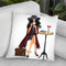 Lady Latte Throw Pillow By Rongrong