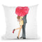 Love In The Air Valentine'S Day Throw Pillow By Rongrong