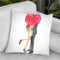 Love In The Air Valentine'S Day Throw Pillow By Rongrong