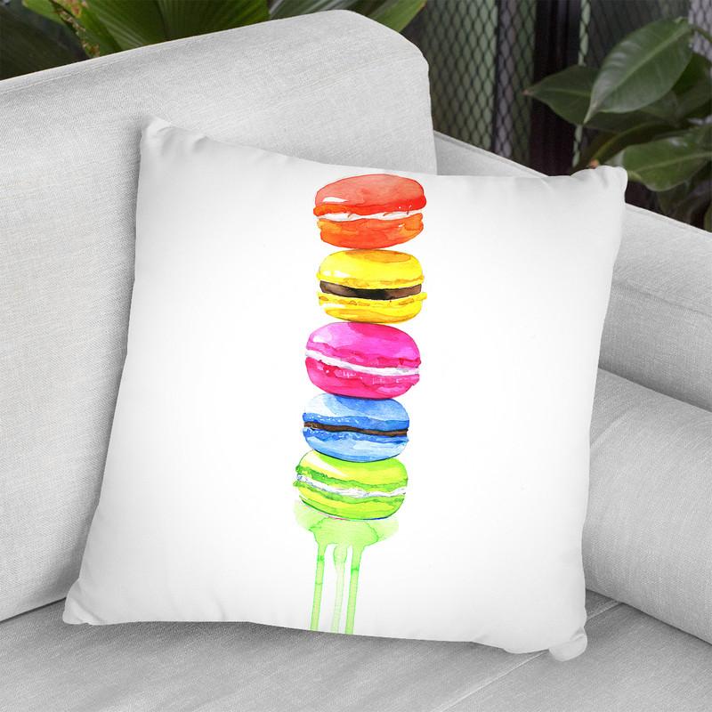 Macaroon Throw Pillow By Rongrong