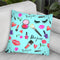 Makeup Pattern Throw Pillow By Rongrong