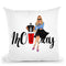 Monday Coffee Throw Pillow By Rongrong