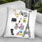 Paris Art Throw Pillow By Rongrong
