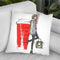 Red Cup Check List Throw Pillow By Rongrong