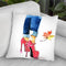 Red Dots Heels Throw Pillow By Rongrong