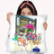 Smell The Flowers Throw Pillow By Rongrong