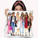 Stylish Ladies Throw Pillow By Rongrong