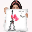 Take Me To Paris Throw Pillow By Rongrong