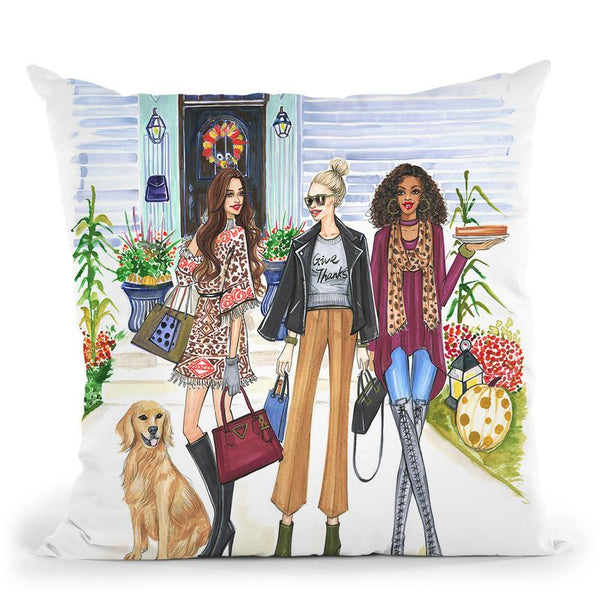 Thanksgiving Throw Pillow By Rongrong