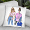 The Future Is Unisex Throw Pillow By Rongrong