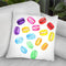We Heart Macaroons Throw Pillow By Rongrong