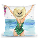Weekends Throw Pillow By Rongrong