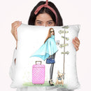 Where We Go Next Throw Pillow By Rongrong