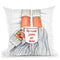 Woke Up And Put On Your Lipstick And Hustle Throw Pillow By Rongrong