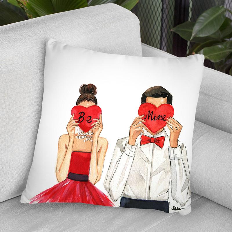 Be Mine Throw Pillow By Rongrong