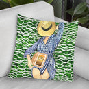 Lazy Sunday Throw Pillow By Rongrong